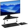 Furinno Turn-N-Tube Monitor Riser Stand, White Oak, Stainless Steel Tubes(Americano)