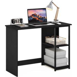 Furinno Camnus Modern Living Computer Desk 40 Inch, Americano/Black(Americano/Black)