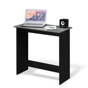 Furinno GO GREEN Desk, 31.5″ Wide Gaming Desk with 2 Side Shelves and Storage Bins, Computer Desk, Office Desk for Home Office, Study Room, Dorm, Bedroom, Beech(French Oak/Black)