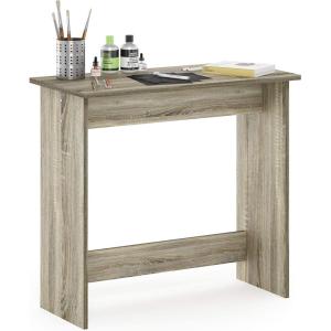 Furinno GO GREEN Desk, 31.5″ Wide Gaming Desk with 2 Side Shelves and Storage Bins, Computer Desk, Office Desk for Home Office, Study Room, Dorm, Bedroom, Beech(Sonoma Oak)