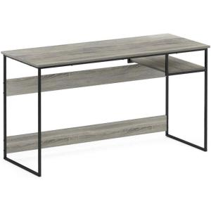 Furinno Moretti Lifestyle Study Desk, 52 Inches, Columbia Walnut(French Oak Grey)