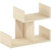 Furinno Hermite Wood Desktop Book and Home Office Supplies Storage Organizer, Bauhaus Oak(Bauhaus Oak)