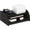 Furinno Hermite Wood Desktop Book and Home Office Supplies Storage Organizer, Bauhaus Oak(Dark Espresso)
