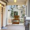 Furinno Tioman Hardwood Patio / Garden / Outdoor 4ft Porch Swing, 2 Seater with Hanging Chains, Natural(Natural)