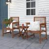 Furinno Tioman Teak Hardwood Outdoor Armchair Armchair w/o Cushion, FG161249R Set of Two