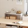 Furinno Hermite Wood Desktop Book and Home Office Supplies Storage Organizer, Bauhaus Oak(Marble White)