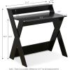 FURINNO Simplistic Criss-Crossed Home Office Study Desk