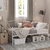 Furinno Angeland Carca Metal Daybed, Twin, White(White)