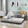 Furinno Angeland Carca Metal Daybed, Twin, White(Black)