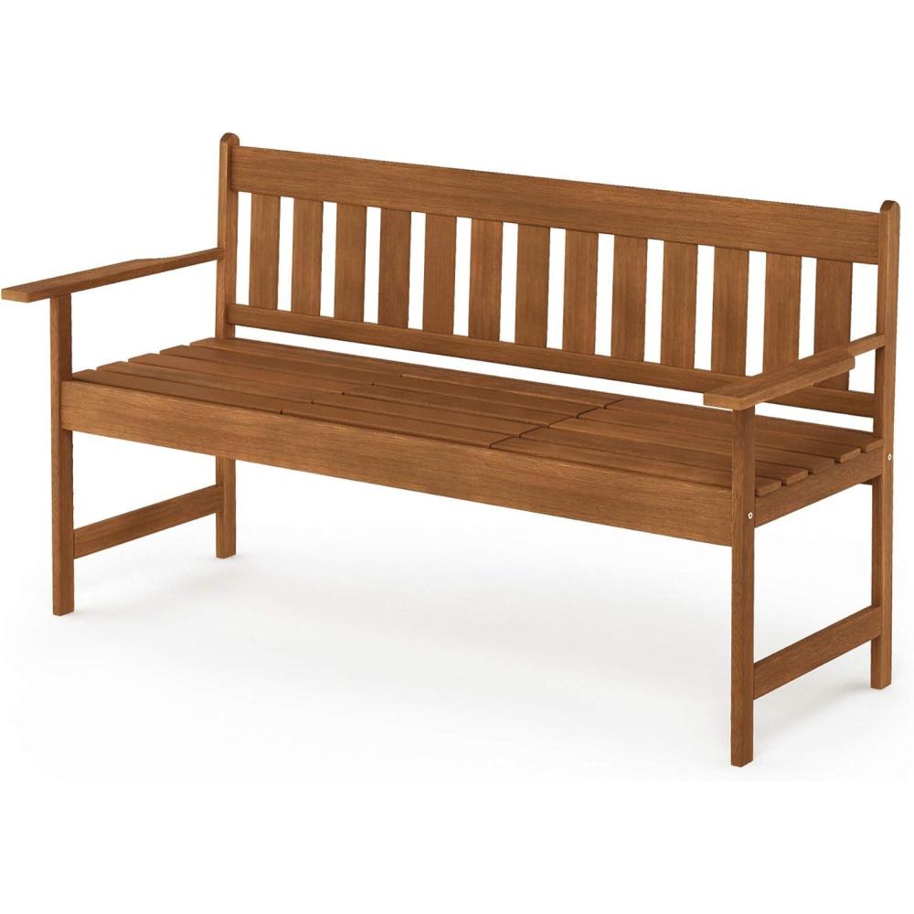 imageFurinno FG19341 Tioman Outdoor Hardwood Occasional Bench Natural
