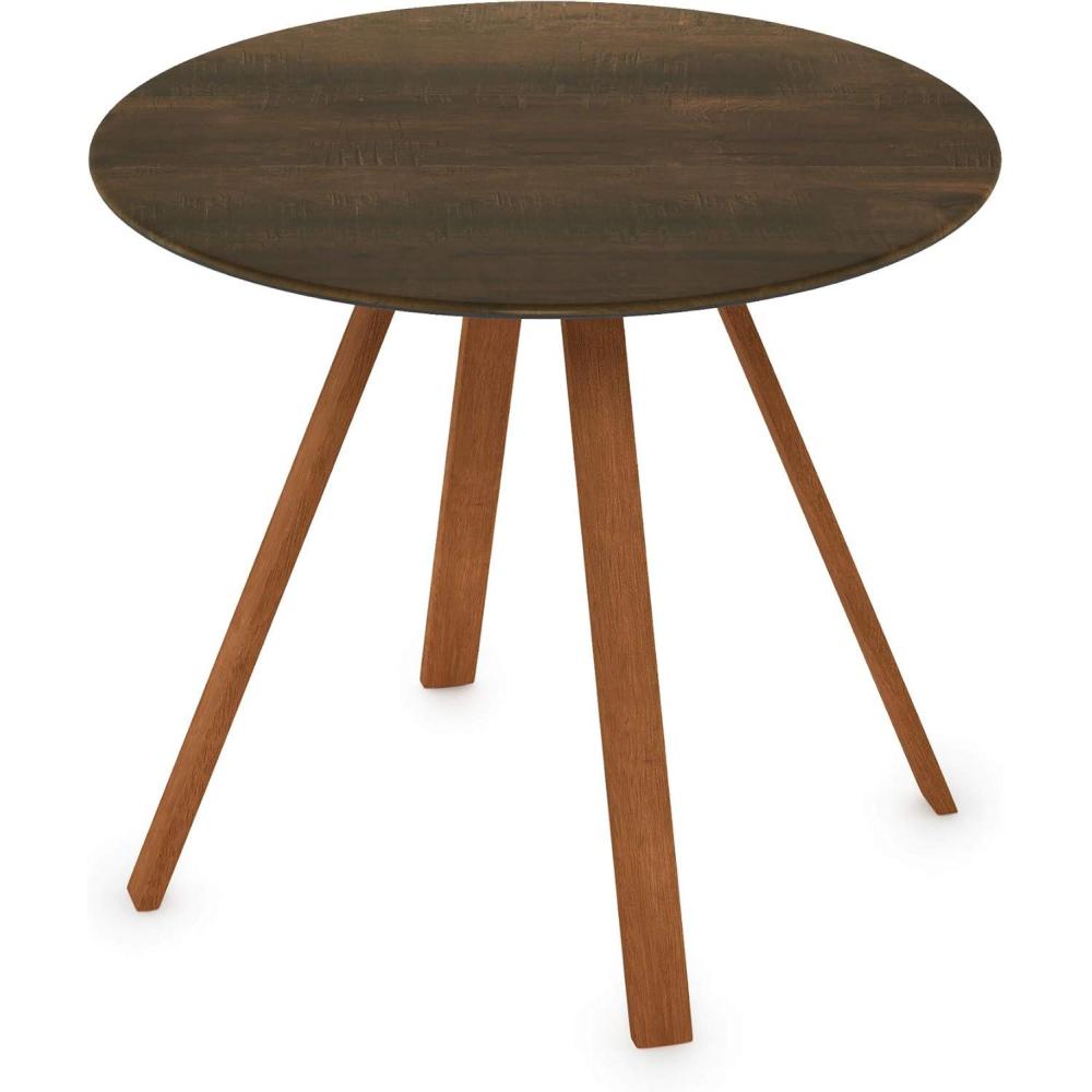 imageFurinno Redang 4Leg Round Indoor amp Outdoor Smart Top Patio Dining Table WalnutWalnut