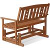FURINNO FG17485 Tioman Outdoor Hardwood New Mexico Glider