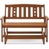 FURINNO FG17485 Tioman Outdoor Hardwood New Mexico Glider