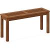 Furinno FG181110-C Tioman Outdoor Backless Bench, Natural,1-Pack