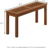 Furinno FG181110-C Tioman Outdoor Backless Bench, Natural,1-Pack