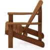 Furinno FG18921 Tioman Small Hardwood Adirondack Patio Chair in Teak Oil, Natural