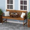 Furinno FG19341 Tioman Outdoor Hardwood Occasional Bench, Natural