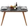Furinno Redang 4-Leg Rectangular Indoor & Outdoor Smart Top Patio Dining Table/Patio Coffee Table/Small Patio Table/Picnic Table, Tripula(Tripula)