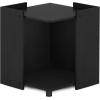 Furinno PELI Side Table, Square End Table with Storage Shelf, Night Stand, Bedside Table, for Living Room, Bedroom, Americano(Americano)