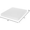 Furinno Tidur Cooling Gel Memory Foam Mattress, 8 Inch, King, White(California King)