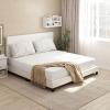Furinno Tidur Cooling Gel Memory Foam Mattress, 10 Inch, King White(White)