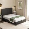 Furinno Tidur Cooling Gel Memory Foam Mattress, 8 Inch, King, White(Full)