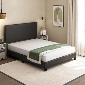 Furinno Tidur Cooling Gel Memory Foam Mattress, 8 Inch, King, White(Queen)