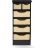 FURINNO Espresso Mini 6 Drawer Organizer