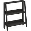 Furinno Ladder Bookcase Display Shelf, 5-Tier, French Oak(Espresso)