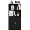 Furinno Pasir 3 Tier Display Bookcase, White(Black Oak)