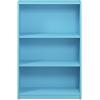 Furinno Pasir 3 Tier Display Bookcase, White(Light Blue)