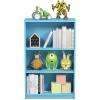 Furinno Pasir 3 Tier Display Bookcase, White(Light Blue)