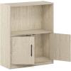 Furinno Pasir 3 Tier Display Bookcase, White(Metropolitan Pine)