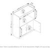 Furinno Pasir 3 Tier Display Bookcase, White(Metropolitan Pine)