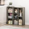 Furinno Pasir 3-Tier No Tool Assembly Open Shelf Bookcase, White(French Oak)