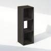 Furinno Pasir 3-Tier Shelf with 3 Door/Round Handle, Light Cherry(Espresso)