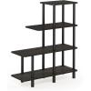 Furinno Turn-N-Tube 2-Tier Multipurpose Wide Shelf, Espresso/Black(Espresso/Black)