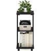Furinno Turn-N-Tube Easy Assembly Multipurpose End Table / Side Table / Sofa Table / Nightstand, Classic Tubes, French Oak Grey/Black(Espresso)