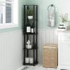 Furinno Turn-N-Tube No Tools Decorative Display Shelf, 5-Cube, Americano/Black(Espresso/Black)
