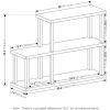 Furinno Turn-N-Tube No Tools Decorative Display Shelf, 5-Cube, Americano/Black(Solid White/Black)
