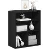 Furinno Pasir 3 Tier Display Bookcase, White(Blackwood)