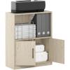Furinno Pasir 3 Tier Display Bookcase, White(Metropolitan Pine)