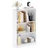 Furinno Pasir 3 Tier Display Bookcase, White(White)