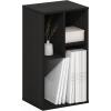 Furinno Pasir 3-Tier No Tool Assembly Open Shelf Bookcase, White(Espresso)