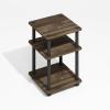 Brown Walnut/Black