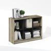 Furinno Basic Book Shelf, 3×2 Bookshelf, Cube Organizer Cabinet Bookcase with Shelf Storage, 11.9 x 31.6 x 23.6, for Living Room, Bedroom, Home Office, Espresso(French Oak)