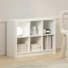 Furinno Basic Book Shelf, 3×2 Bookshelf, Cube Organizer Cabinet Bookcase with Shelf Storage, 11.9 x 31.6 x 23.6, for Living Room, Bedroom, Home Office, Espresso(White)