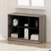 Furinno Basic Book Shelf, 3×2 Bookshelf, Cube Organizer Cabinet Bookcase with Shelf Storage, 11.9 x 31.6 x 23.6, for Living Room, Bedroom, Home Office, Espresso(French Oak)