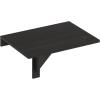 Furinno Hermite Wall Mounting Folding Table, French Oak(Espresso)