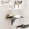 Furinno Hermite Wall Mounting Folding Table, French Oak(French Oak)